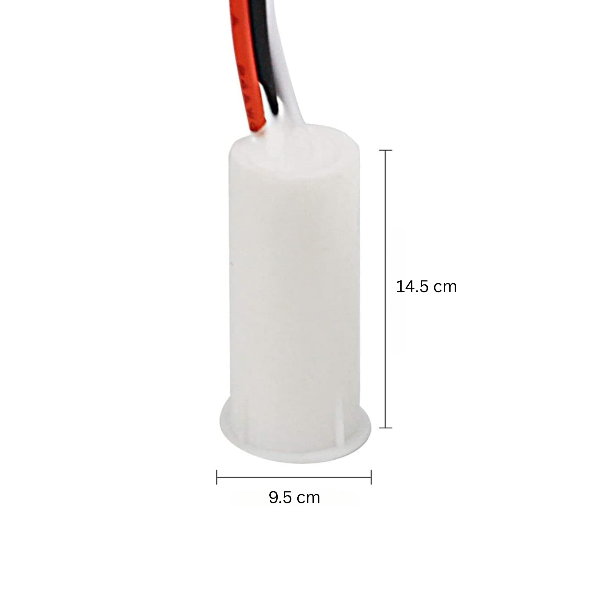 Magnetic Reed Round Switch Door Sensor with Wire MS-3 White (Normal Close/Normal Open)