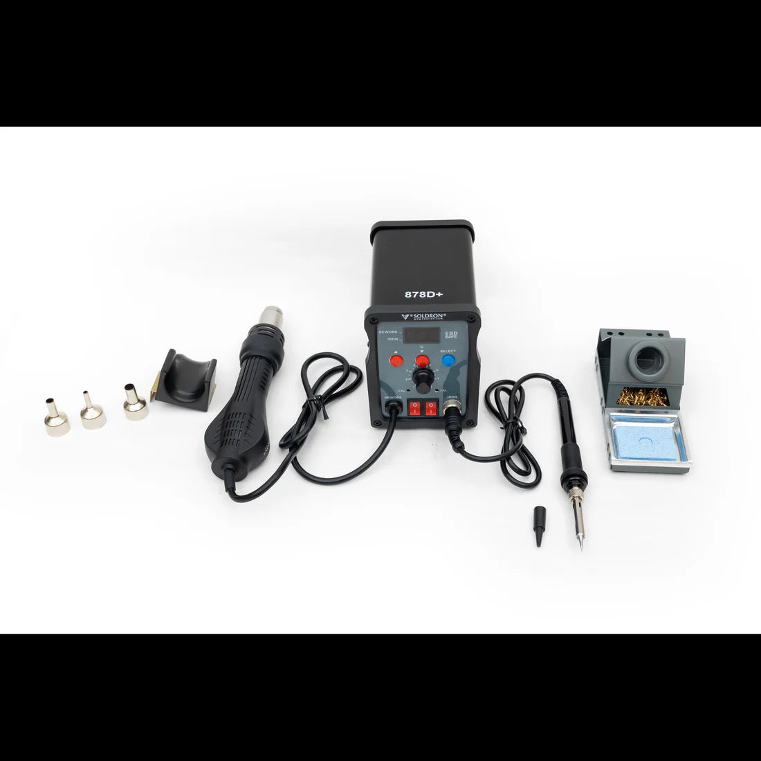 SOLDRON 878D 2-IN-1 Hot Air and Soldering Station