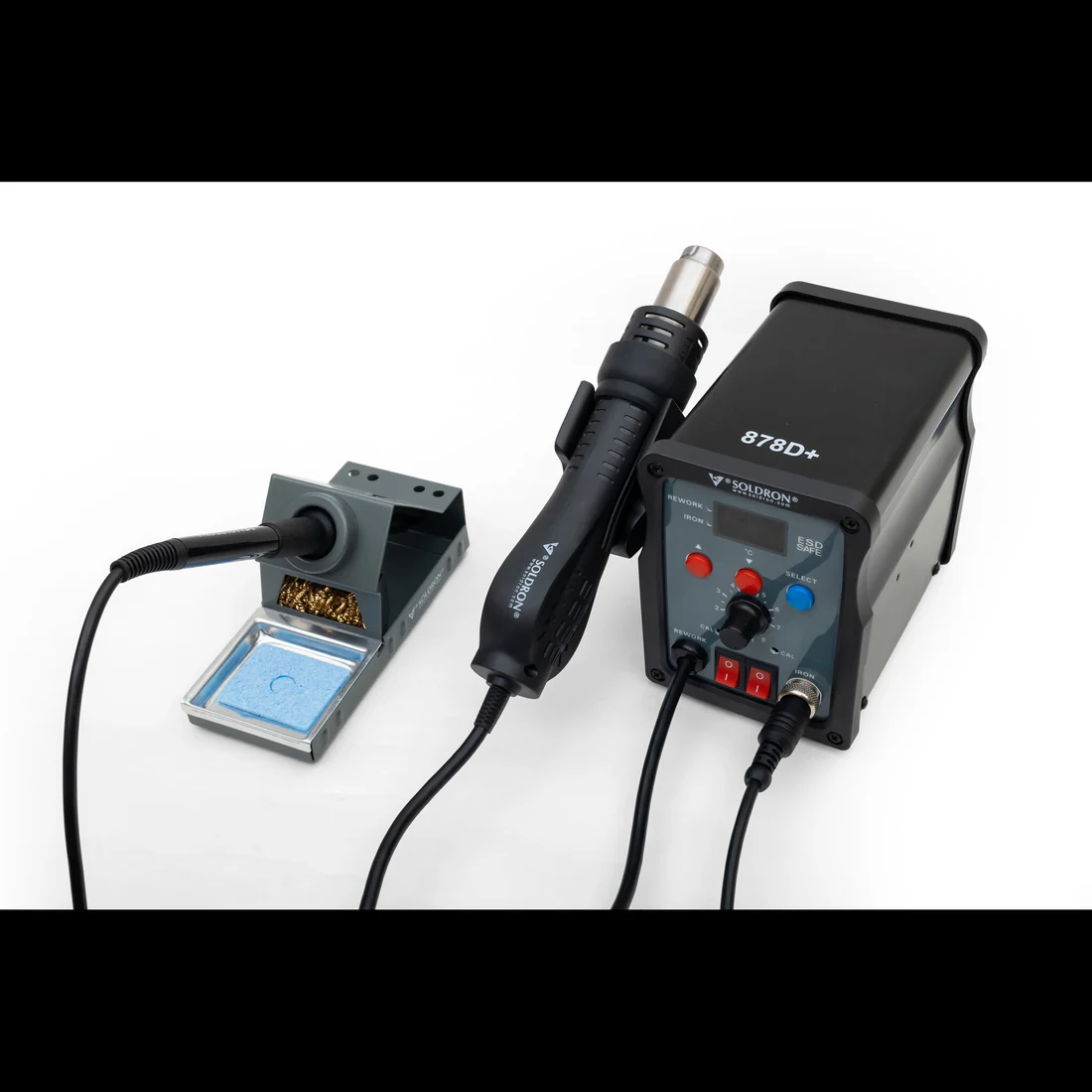 SOLDRON 878D 2-IN-1 Hot Air and Soldering Station