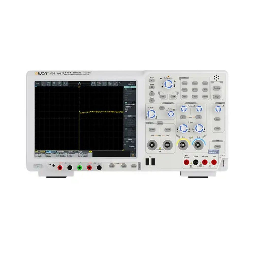 OWON SDS1102 Digital Storage Oscilloscope Bandwidth: 100MHz, 2 Channel, Sample rate: 1GS/s