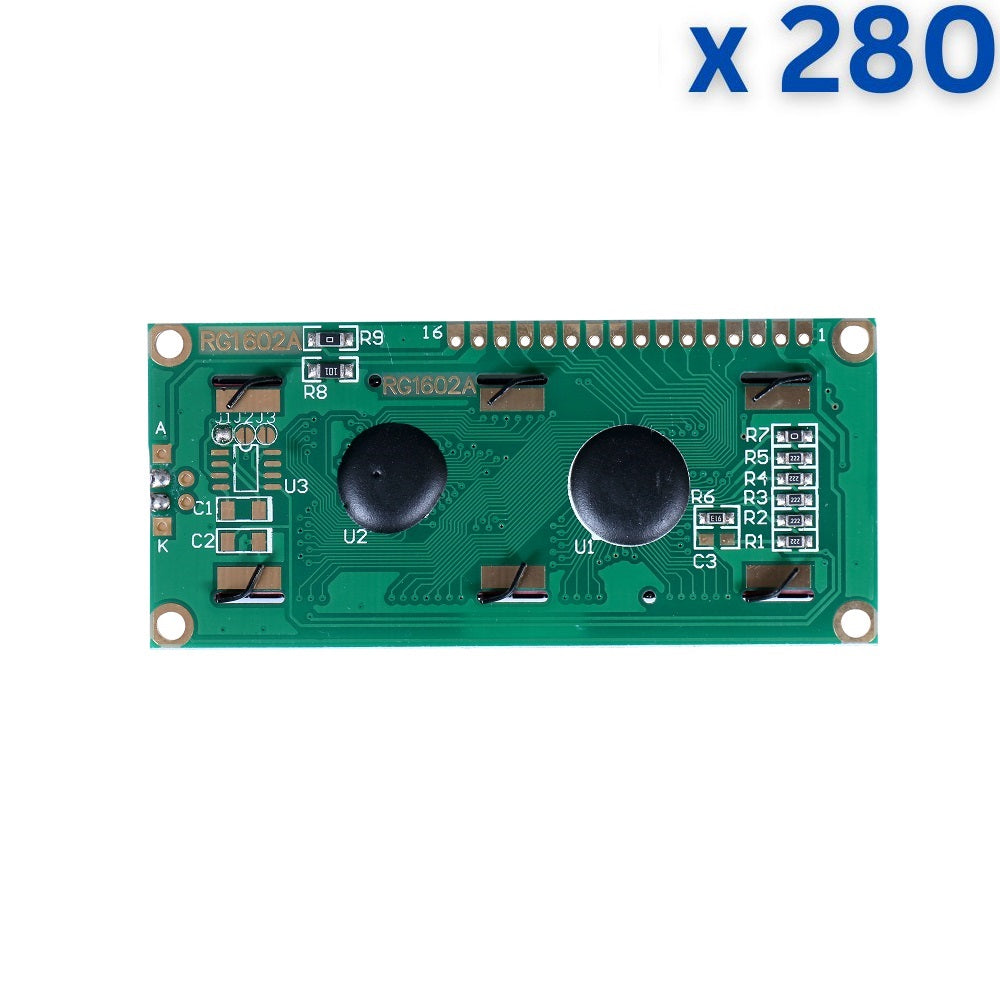 16 x 2 Yellow/Green Color LCD Display