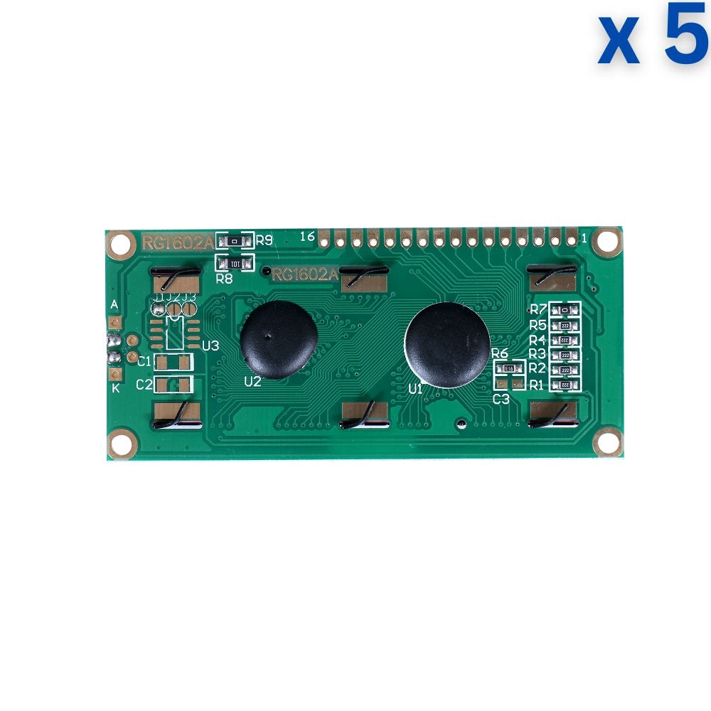 16 x 2 Yellow/Green Color LCD Display