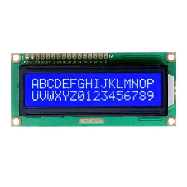 16 x 2 Blue Color LCD Display