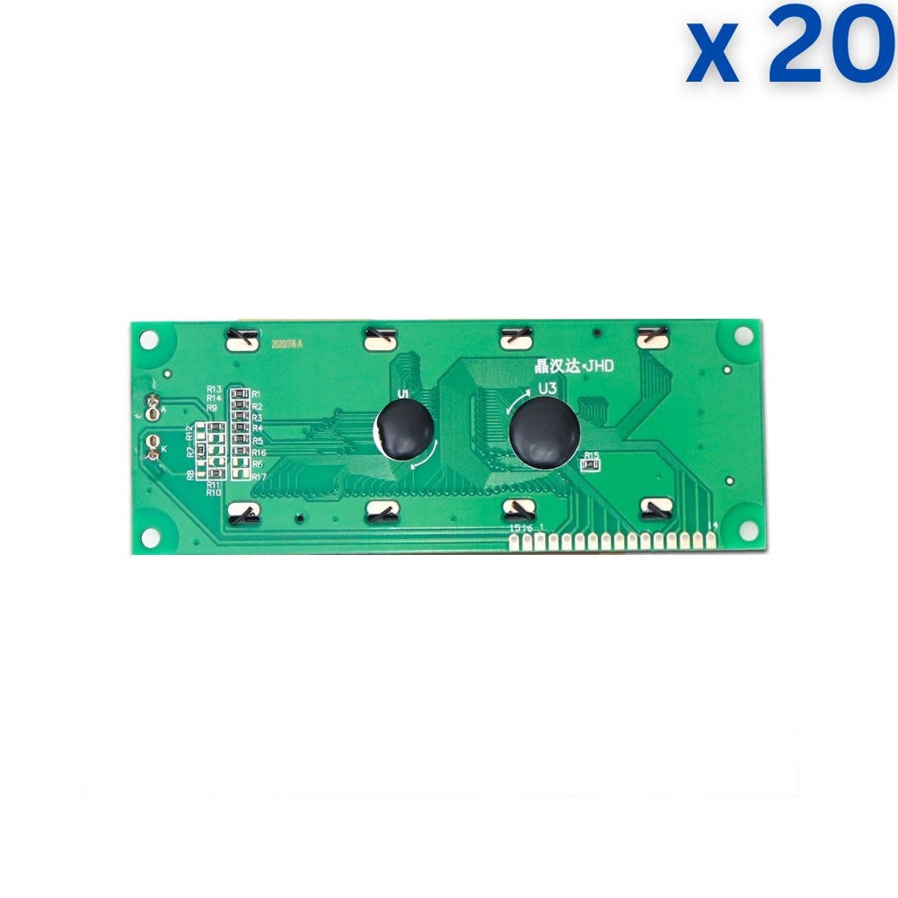 16 x 2 Jumbo Character Yellow/Green Color LCD Display (JHD162)