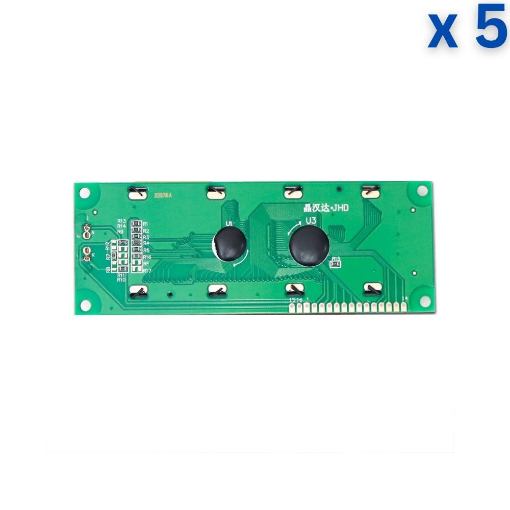 16 x 2 Jumbo Character Yellow/Green Color LCD Display (JHD162)