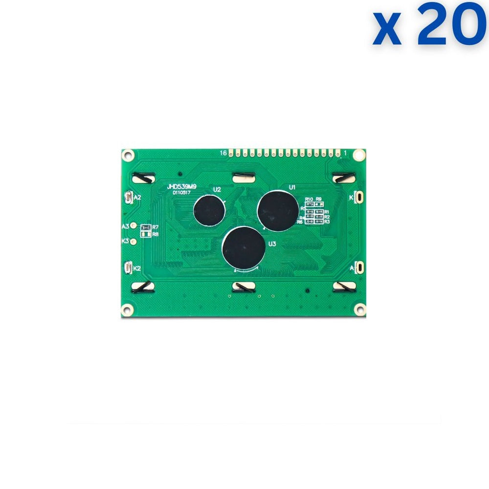 16 x 4 Yellow/Green Color LCD Display (JHD164)