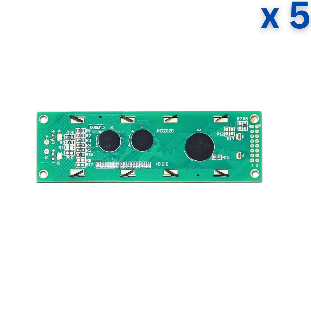 20 x 2 Blue Color LCD Display (JHD202)