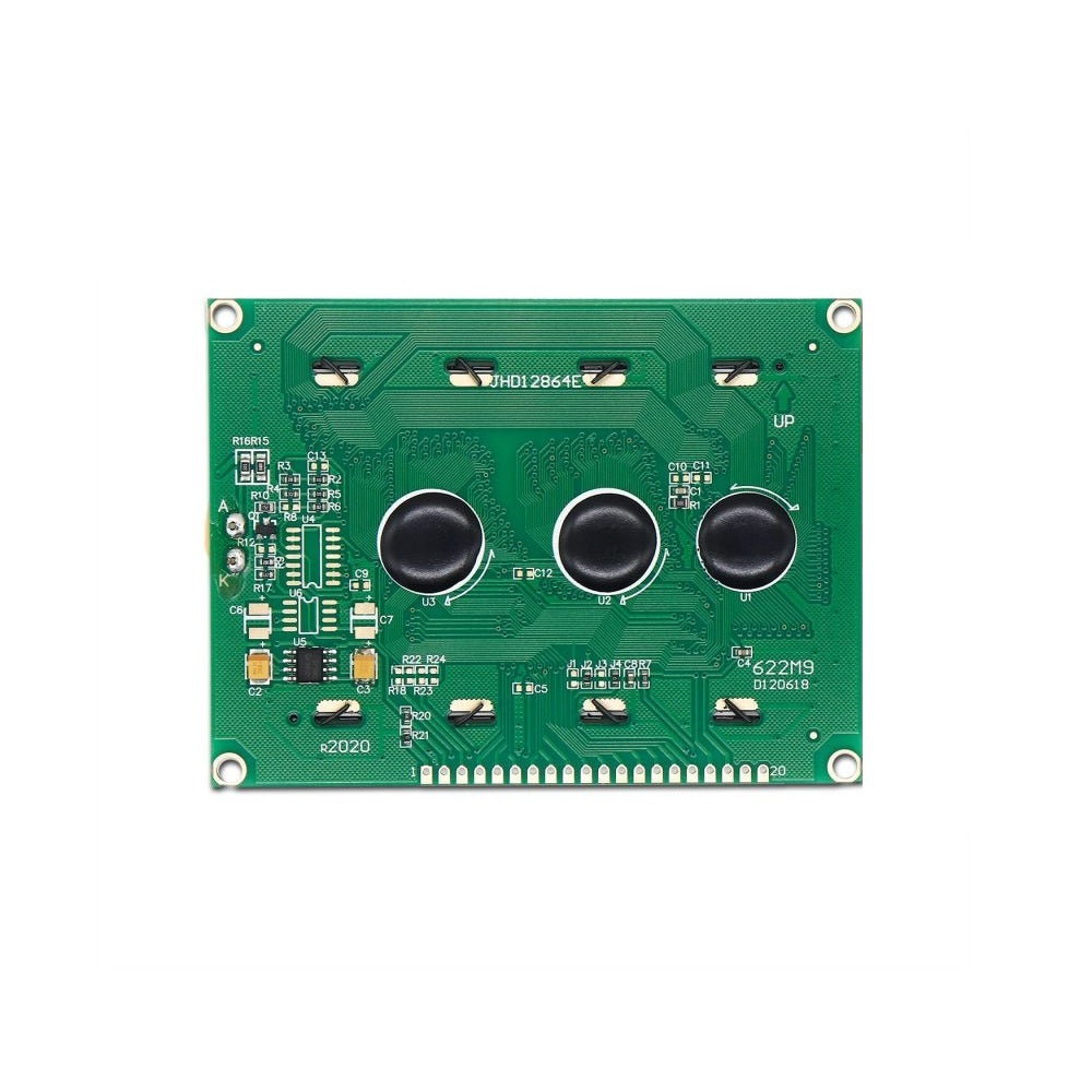 128 x 64 Yellow/Green Color LCD Display (JHD12864)