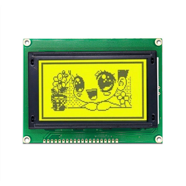 128 x 64 Yellow/Green Color LCD Display (JHD12864)