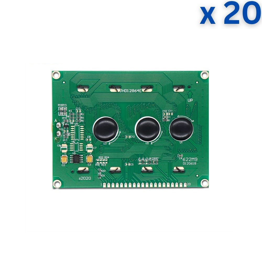 128 x 64 Blue Color LCD Display (JHD12864)