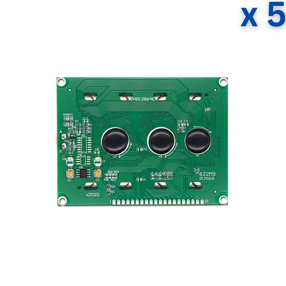 128 x 64 Blue Color LCD Display (JHD12864)