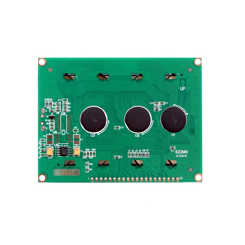 128 x 64 Yellow/Green Color LCD Display