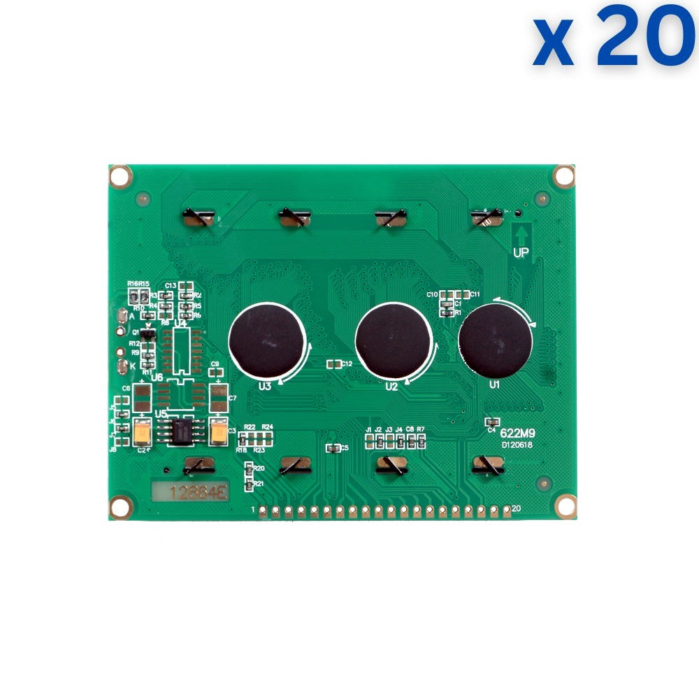 128 x 64 Yellow/Green Color LCD Display