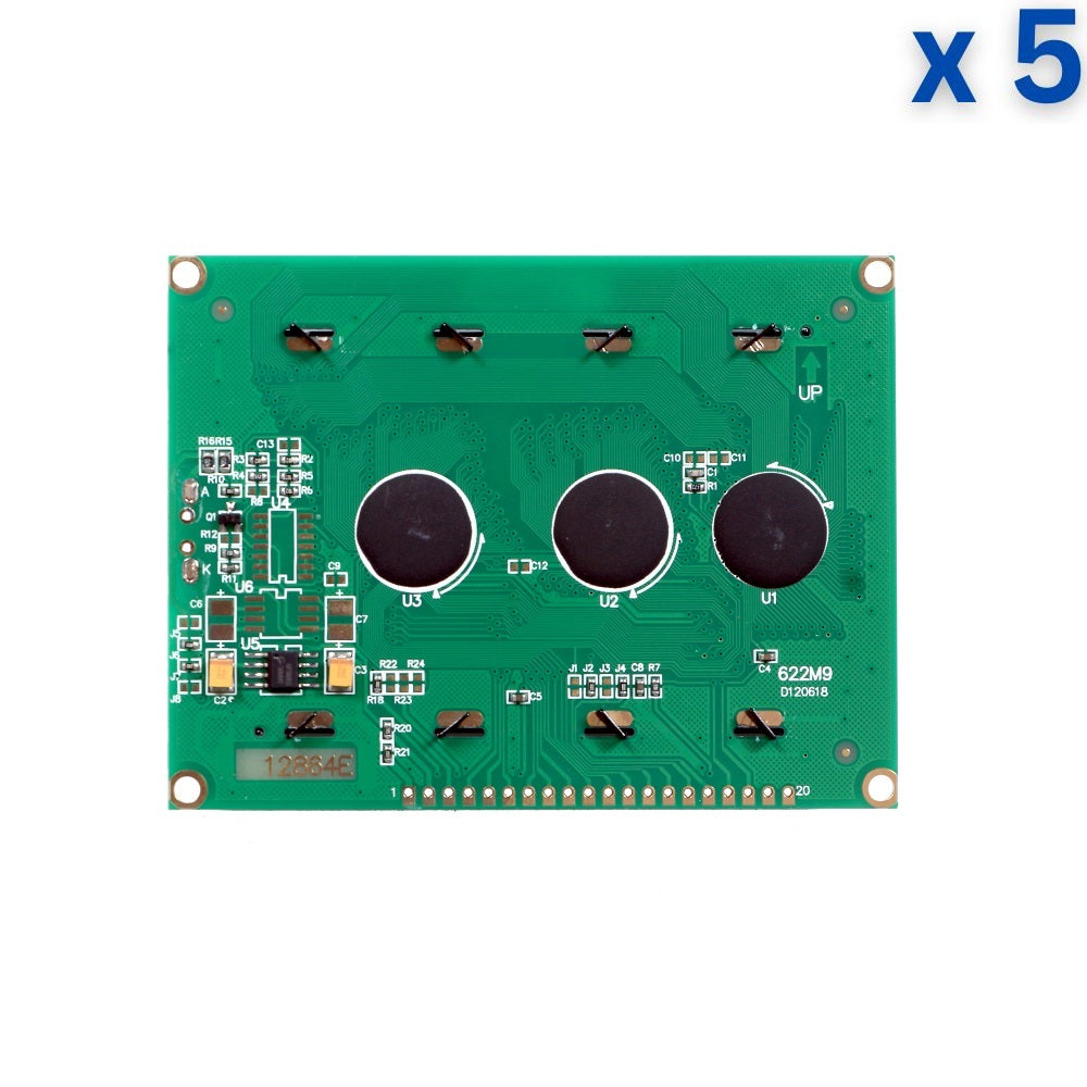 128 x 64 Yellow/Green Color LCD Display