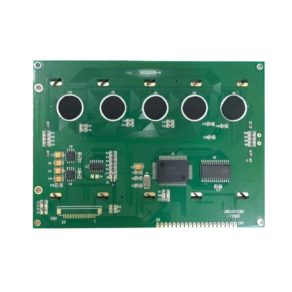 240 x 128 Yellow/Green Color LCD Display (JHD240128)
