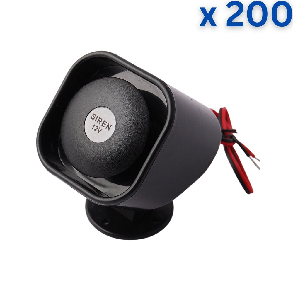 SQR117 - 12V DC Square Siren