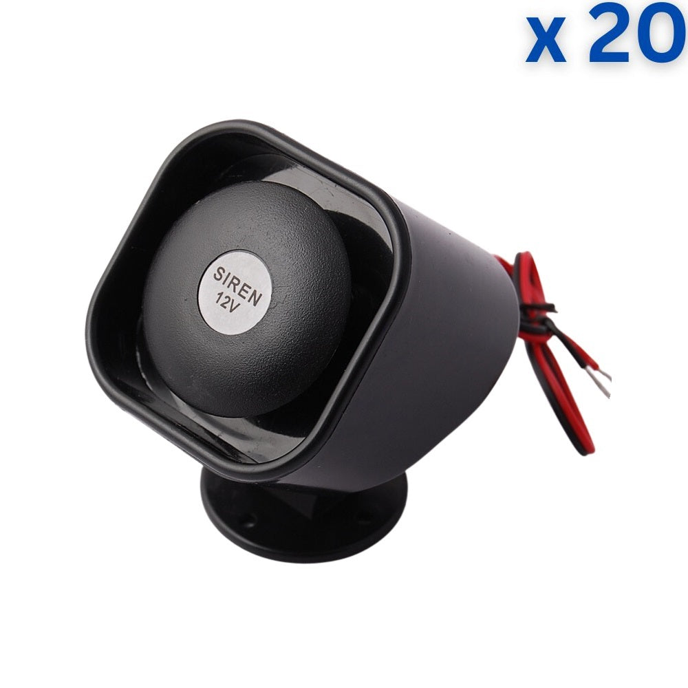 SQR117 - 12V DC Square Siren