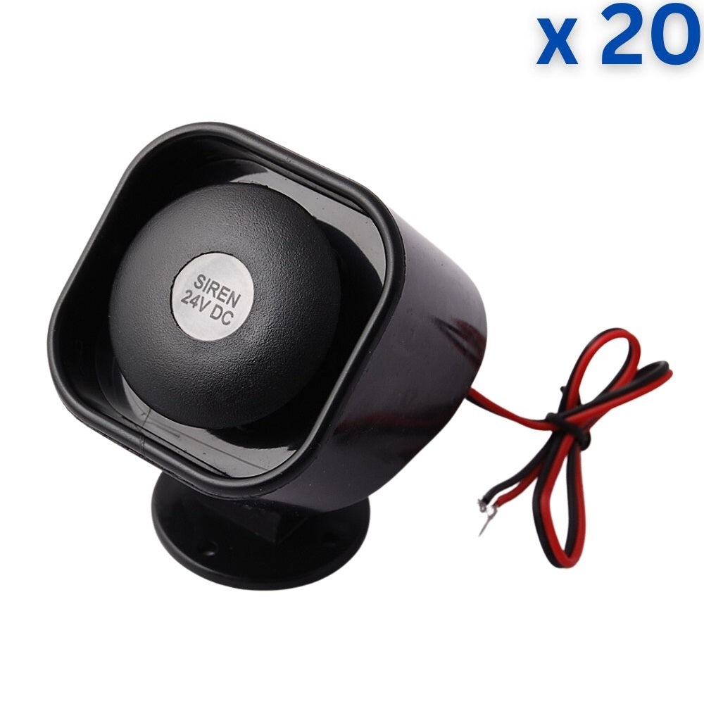 SQR117 - 24V DC Square Siren