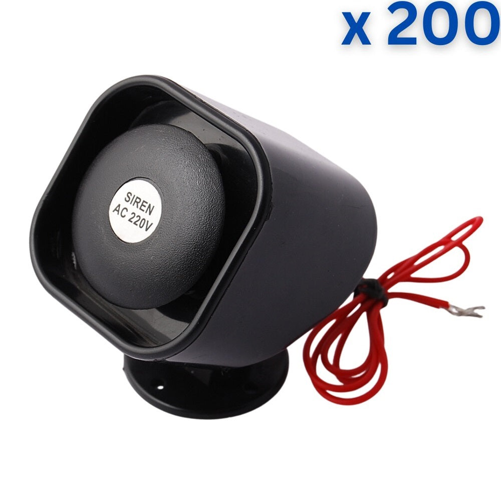 SQR117 - 220V AC Square Siren