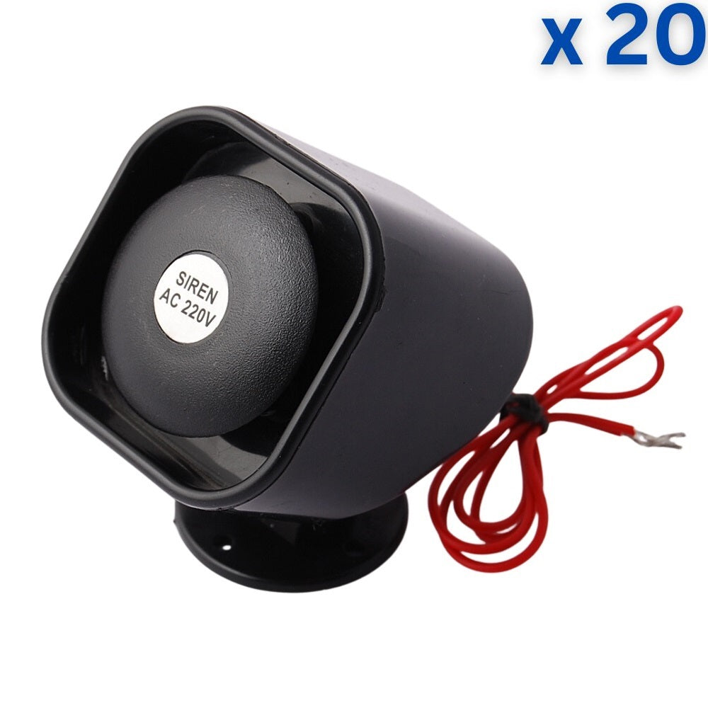 SQR117 - 220V AC Square Siren