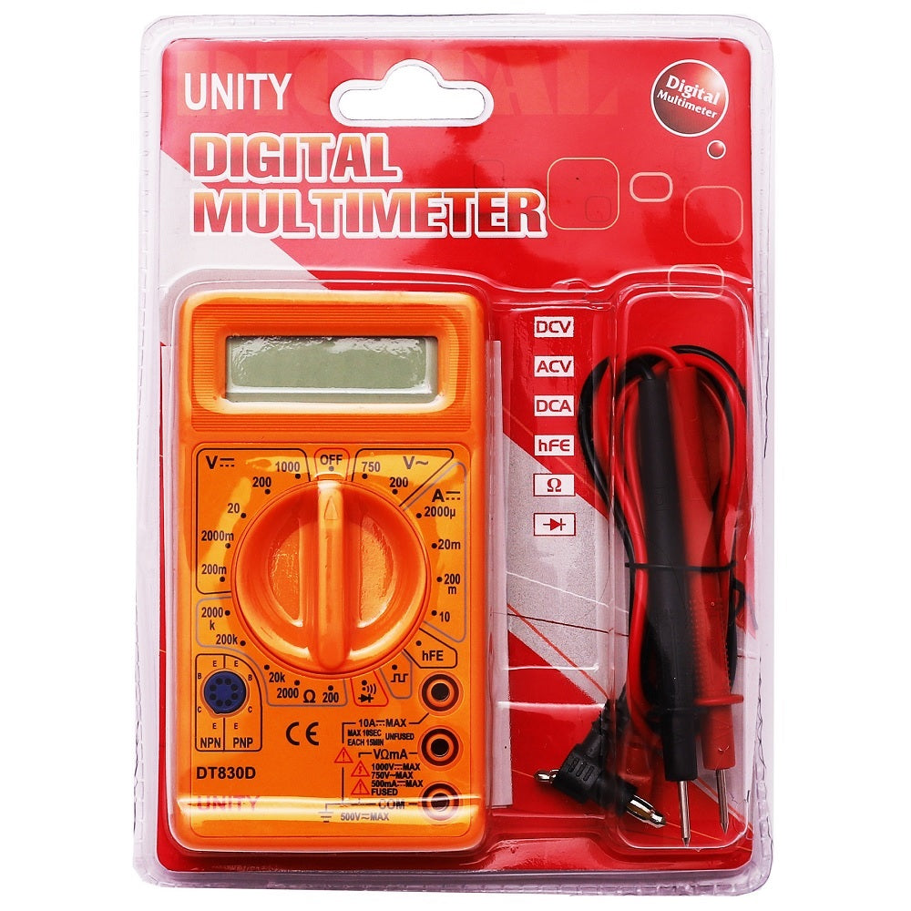 830D - 1000V DC/750V AC Digital Multimeter