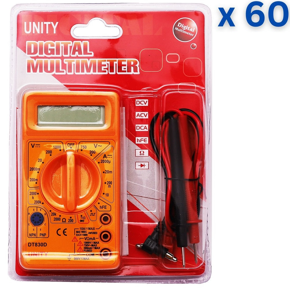 830D - 1000V DC/750V AC Digital Multimeter