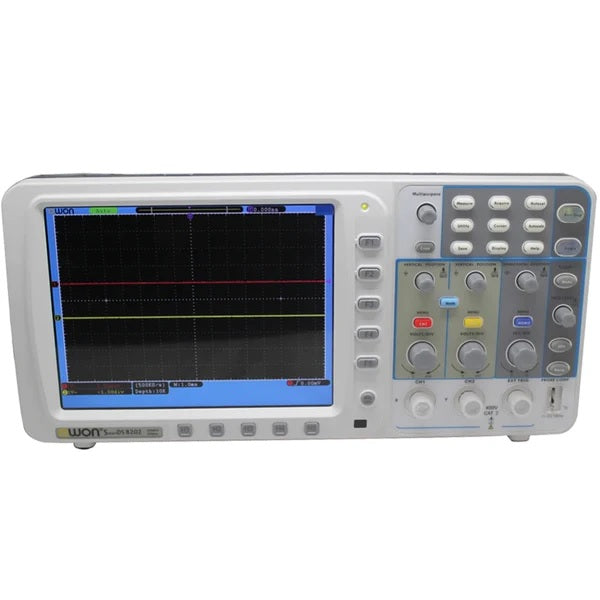 Owon SDS 8202V Digital Storage Oscilloscope Bandwidth: 200MHz, 2 + 1 Channel, Sample rate: 2 GS/s