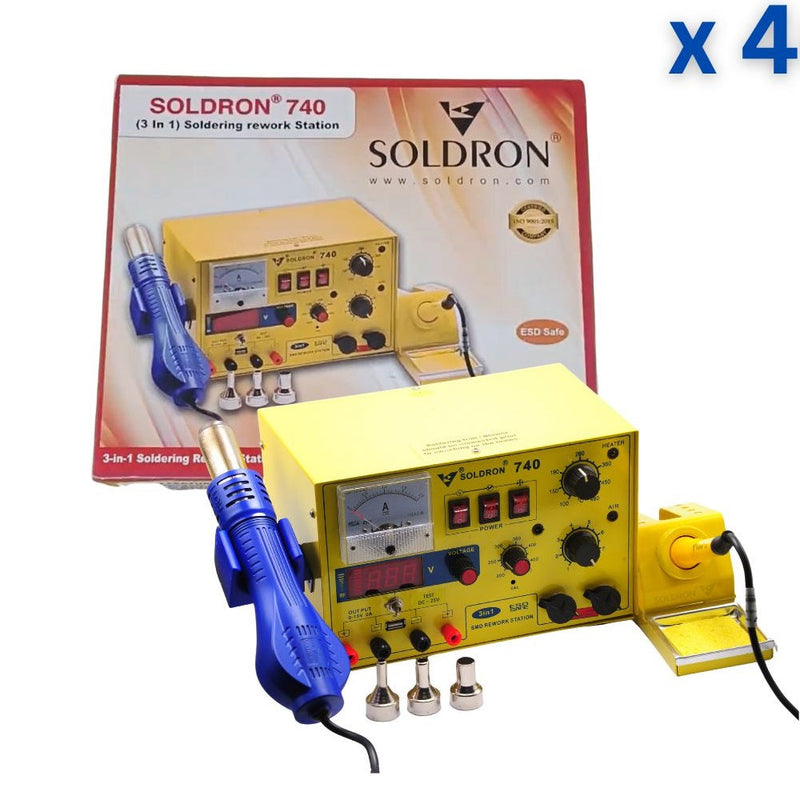 SOLDRON SL740 740 3-In-1 Hot Air and Soldering Station