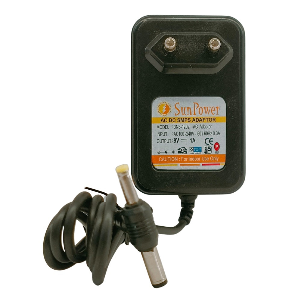 9V/1A Sun Power Power Supply Adapter