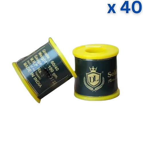 DL Solder Wire 60/40 Tin/Lead 22 SWG - 100 gm