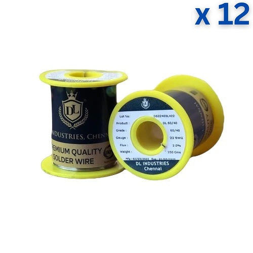 DL Solder Wire 60/40 Tin/Lead 22 SWG - 250 gm