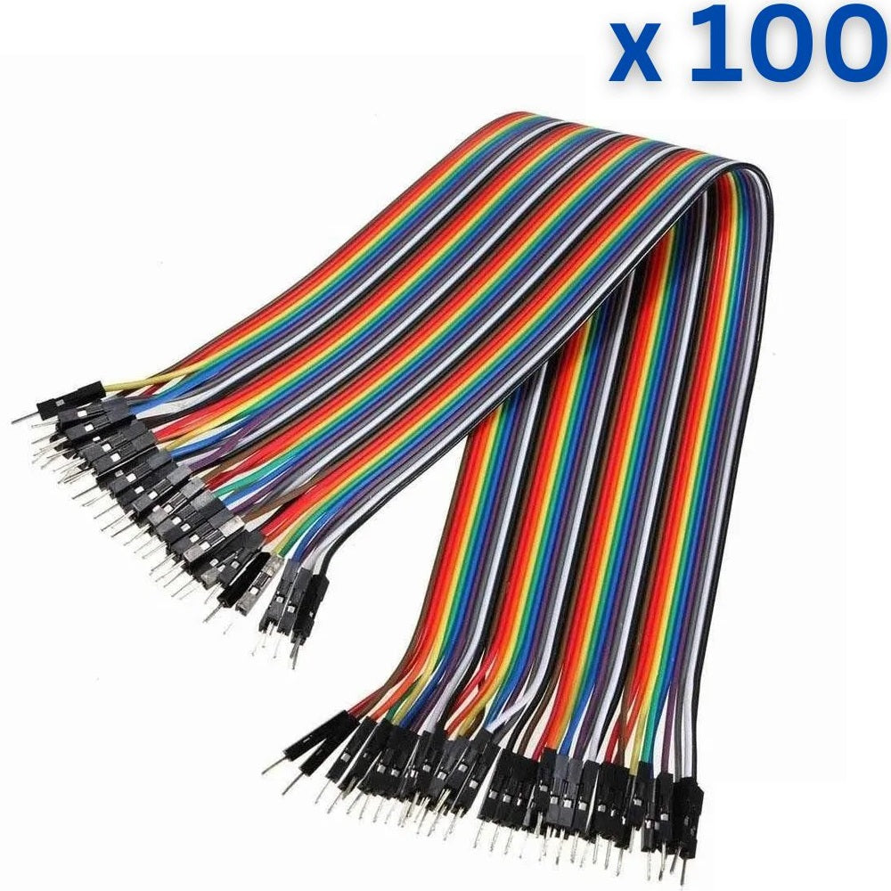 40 Pin 20cm 2.54mm Male to Male Breadboard Dupont Jumper Wire