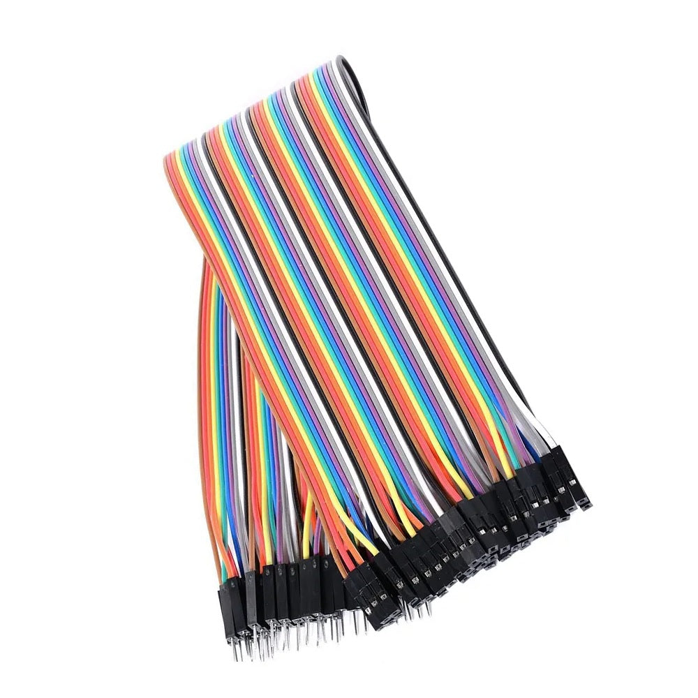 40 Pin 30cm 2.54mm Female to Male Breadboard Dupont Jumper Wire