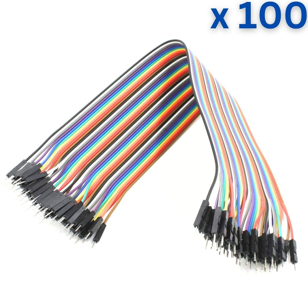 40 Pin 30cm 2.54mm Male to Male Breadboard Dupont Jumper Wire