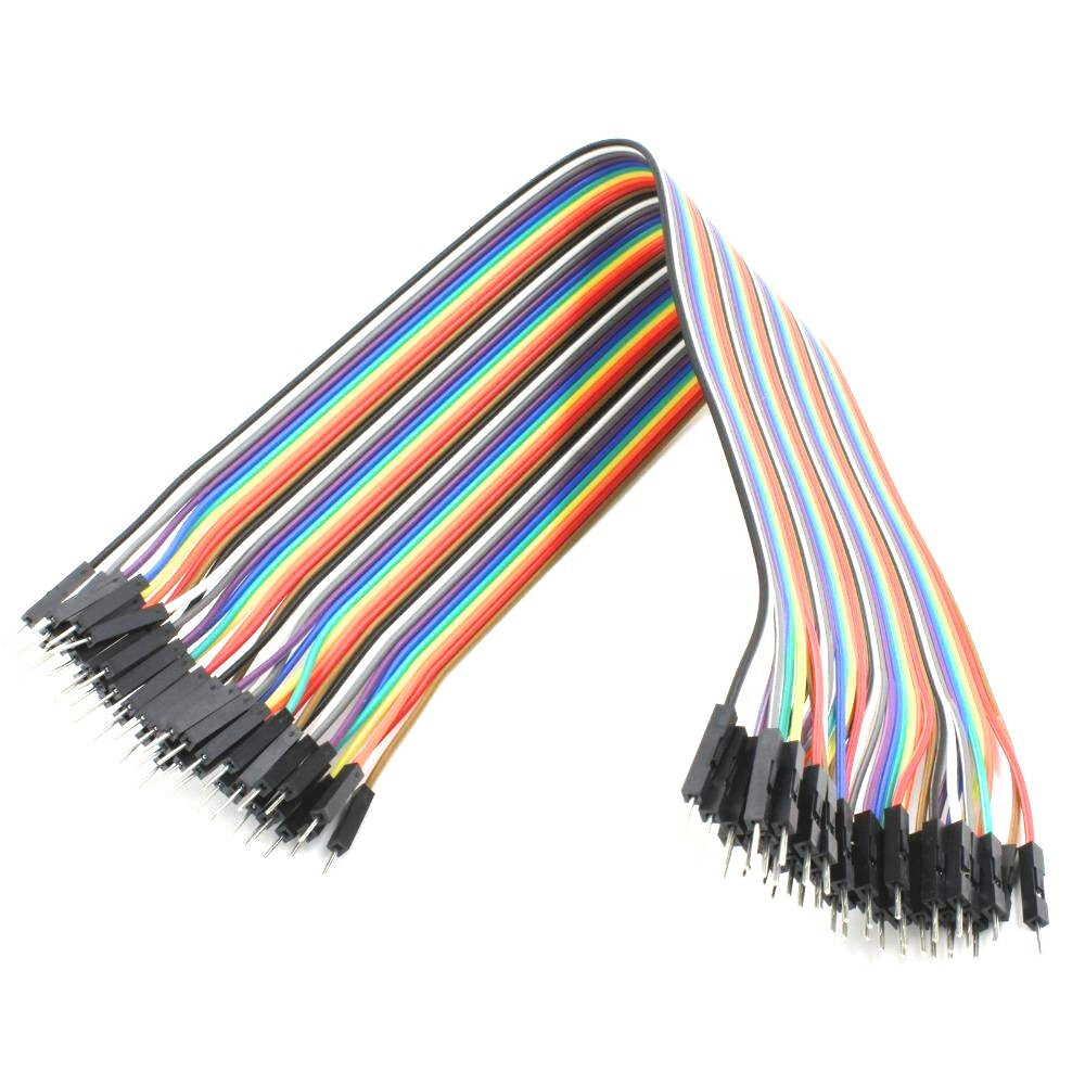 40 Pin 30cm 2.54mm Male to Male Breadboard Dupont Jumper Wire