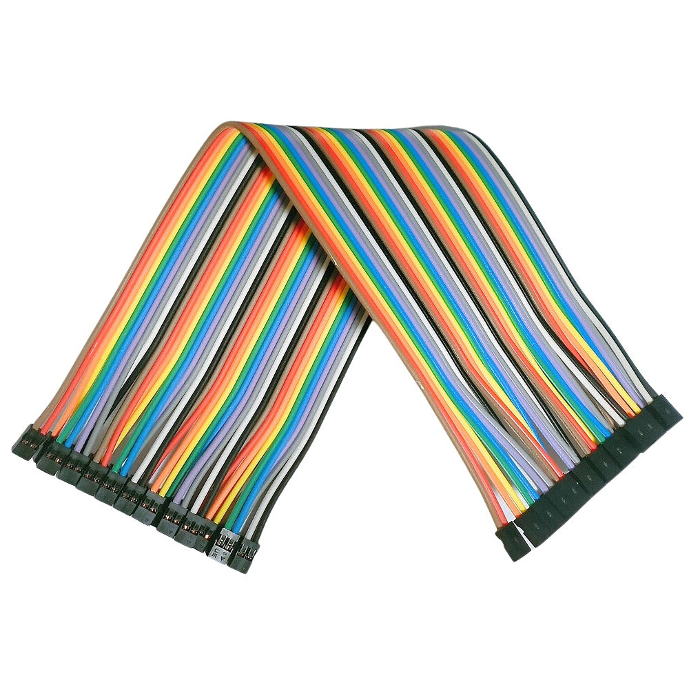 40 Pin 20cm 2mm Female to Female Breadboard Dupont Jumper Wire