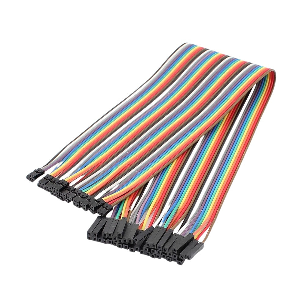 40 Pin 2.54mm to 2P 2.0mm 20cm Female Jumper Wire