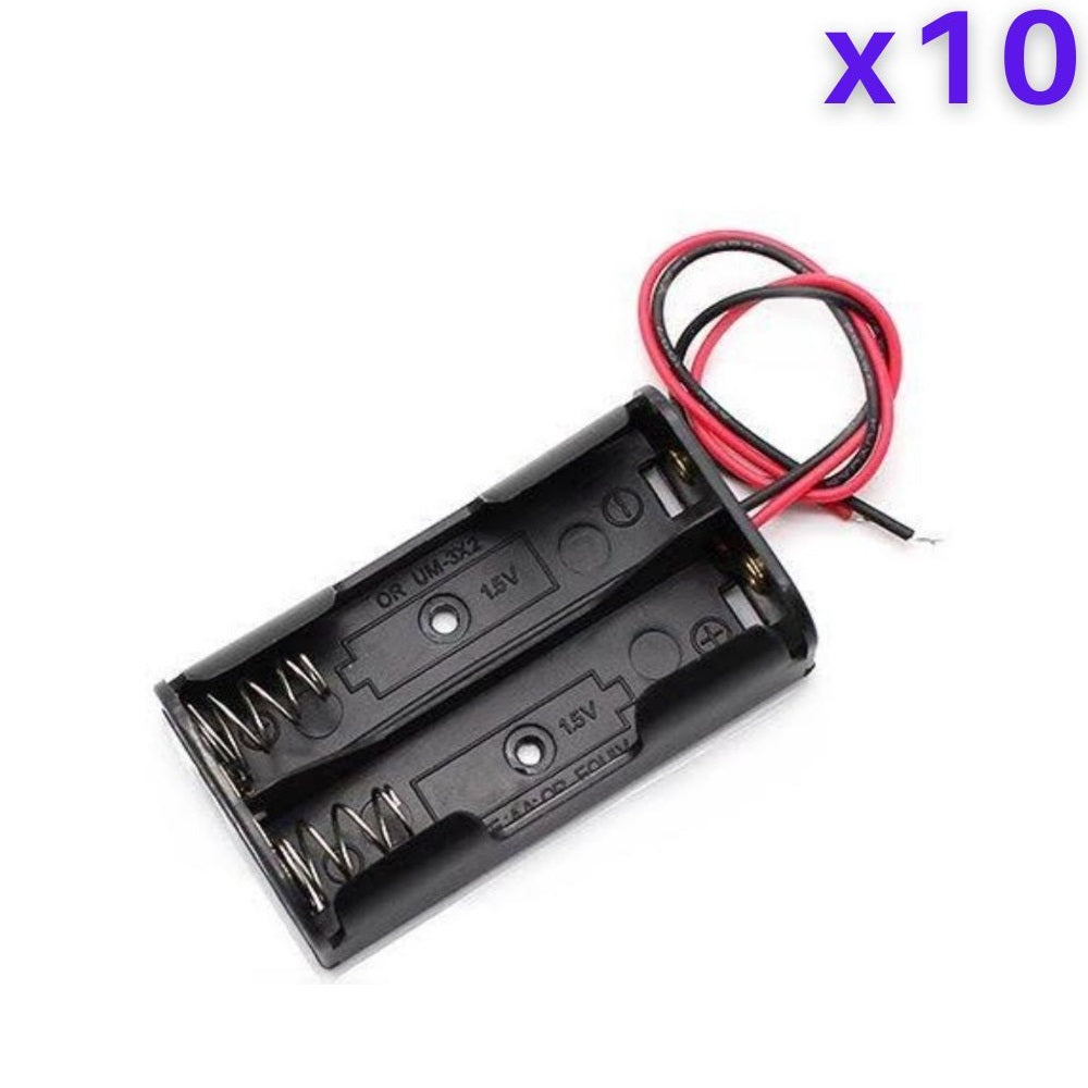 2 x 1.5V AA Battery Case Connector