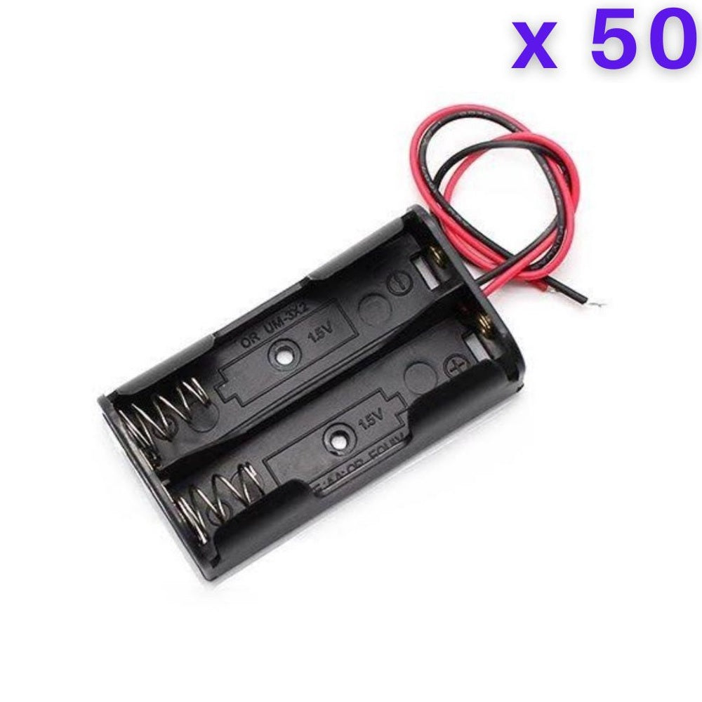 2 x 1.5V AA Battery Case Connector