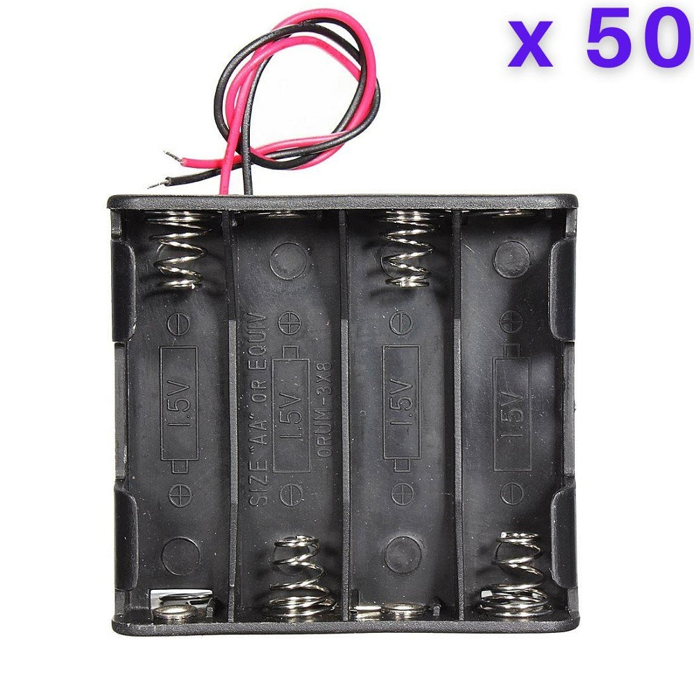 4 x 1.5V AA Battery Case Connector