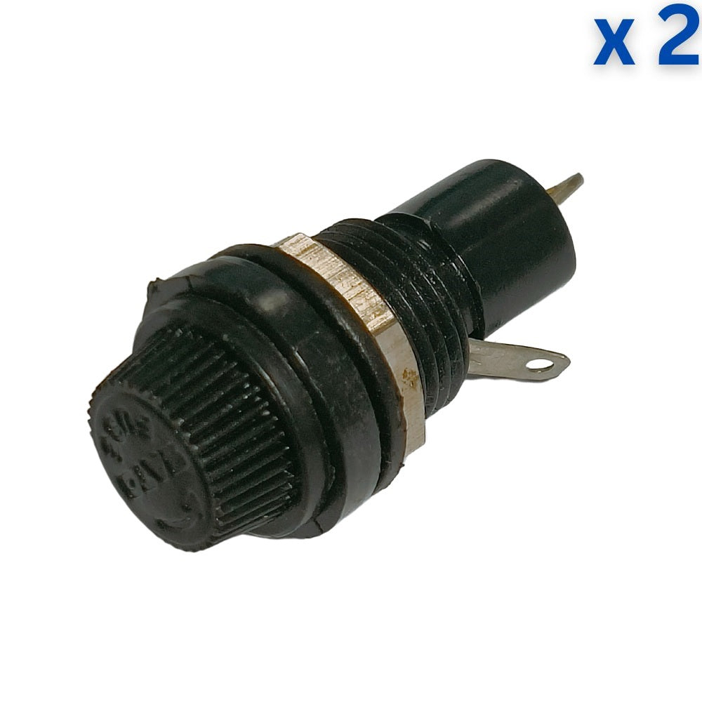 20mm Black PMT Fuse Holder