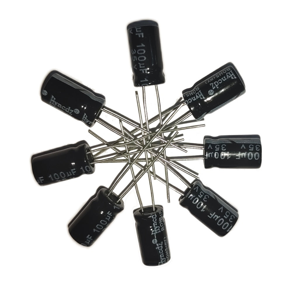 100uF 35V Electrolytic Capacitor - Hyncdz