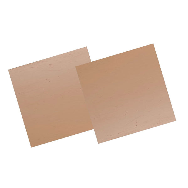 1x1 feet Glass Double Sided Plain Copper Clad Board (PCB)