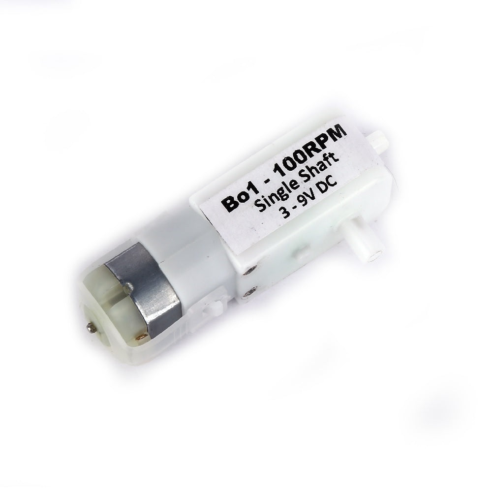 BO1 100 RPM 9V Single Shaft Motor