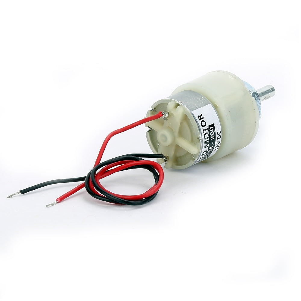 300 RPM DC Center Shaft 12V Gear Motor