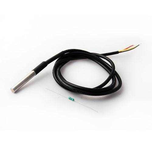 DS18B20 Water Proof Temperature Sensor Probe 1 Metre