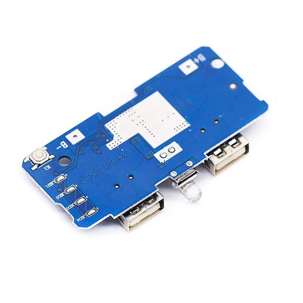 Dual Micro USB 3.7v to 5V 2A Power Bank DIY 18650 LiPo Charger