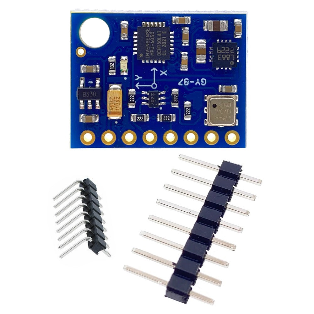 GY-87 10DOF MPU6050+HMC5883L+BMP180 3-axis Gyro + 3-axis Acceleration + 3-axis Magnetic Field + Air Pressure Sensor