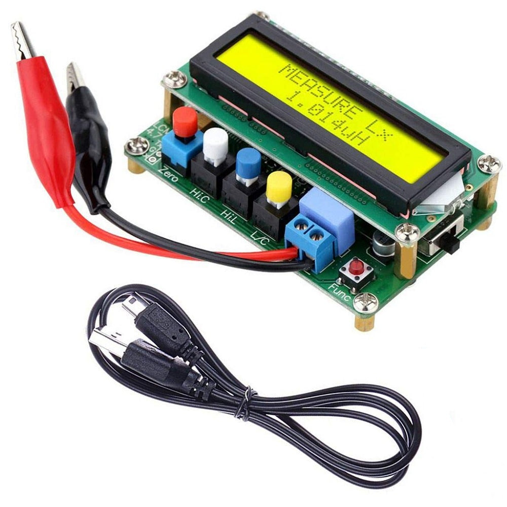 LC100A 2.5″ LCD Digital High Precision Inductance/Capacitance (LC) Meter