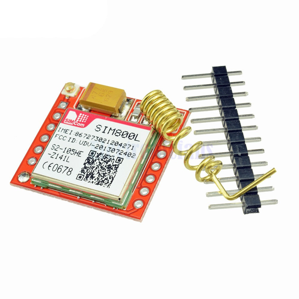 SIM800L GPRS GSM Module Core Board Quad-band TTL Serial Port with the Antenna